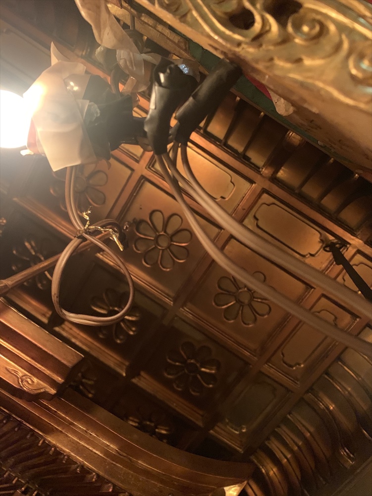 砂川仏檀店 電気配線修理 仏檀修繕