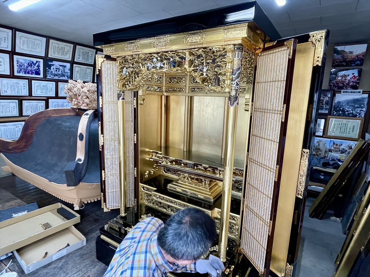 砂川仏檀店 修復 修繕 リフォーム