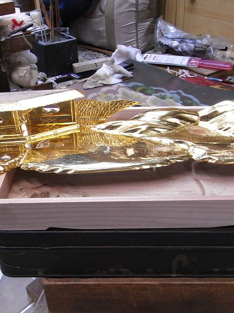 砂川仏檀店 部分修復