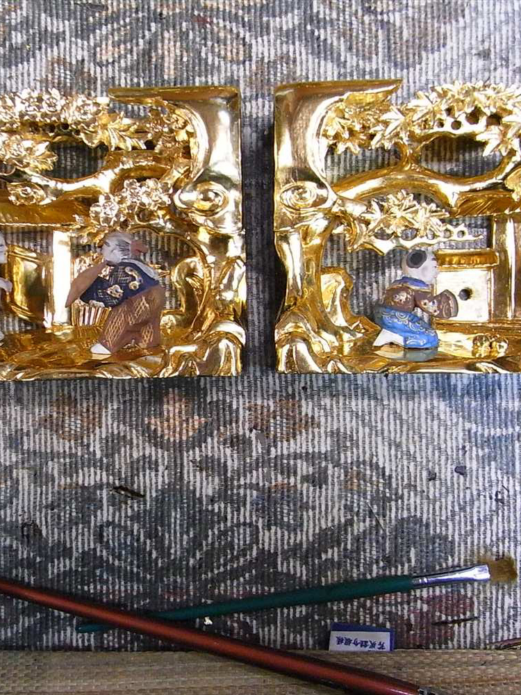 砂川仏檀店 部分修復