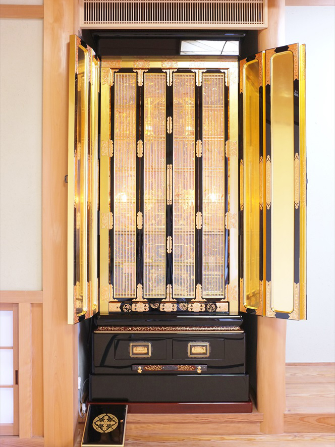 砂川仏檀店 お仏壇の新調事例 フルオーダー