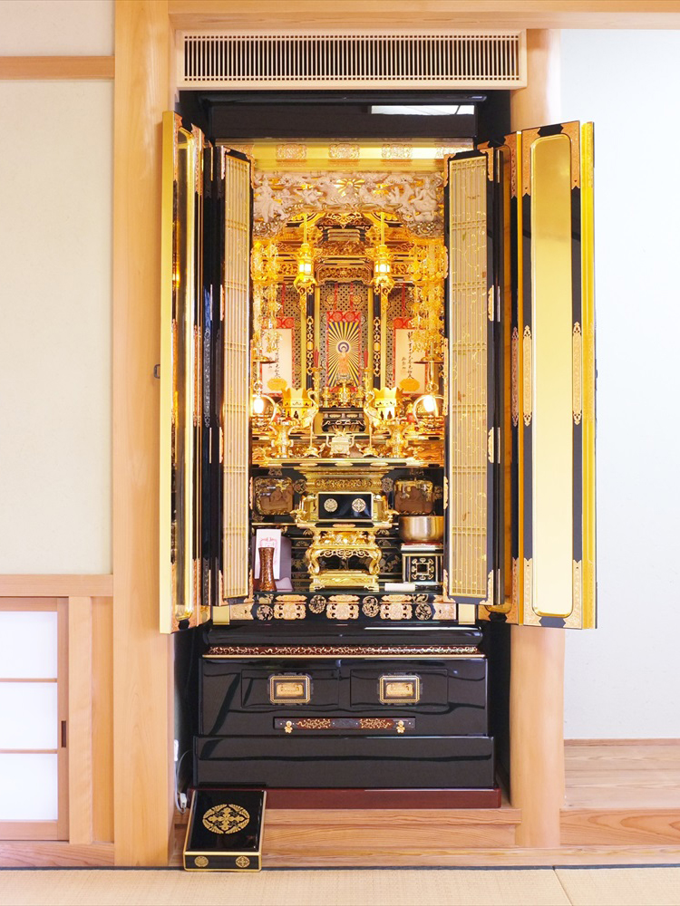 砂川仏檀店 お仏壇の新調事例 フルオーダー