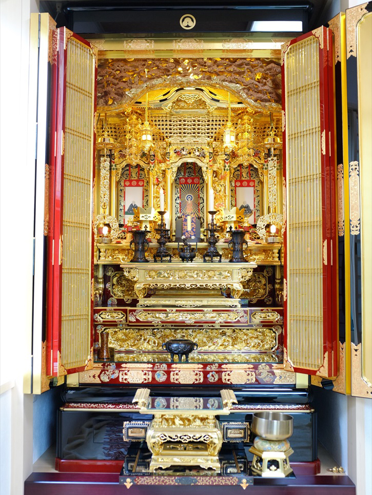 砂川仏檀店 お仏壇の新調事例 フルオーダー