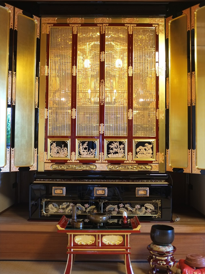 砂川仏檀店 お仏壇の新調事例 フルオーダー