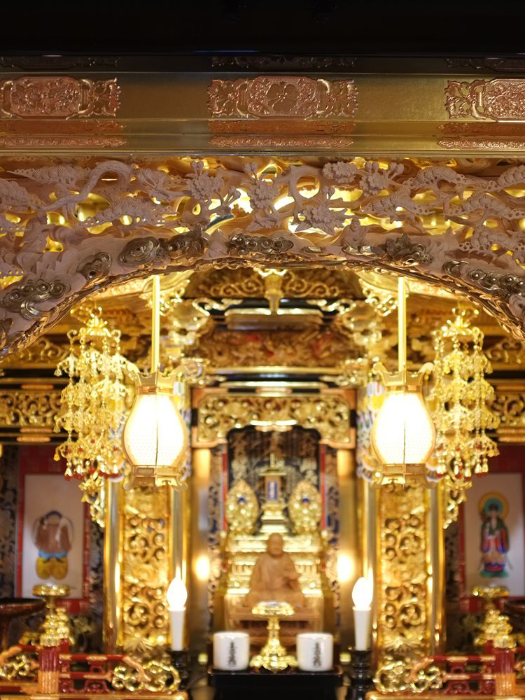 砂川仏檀店 お仏壇の新調事例 フルオーダー